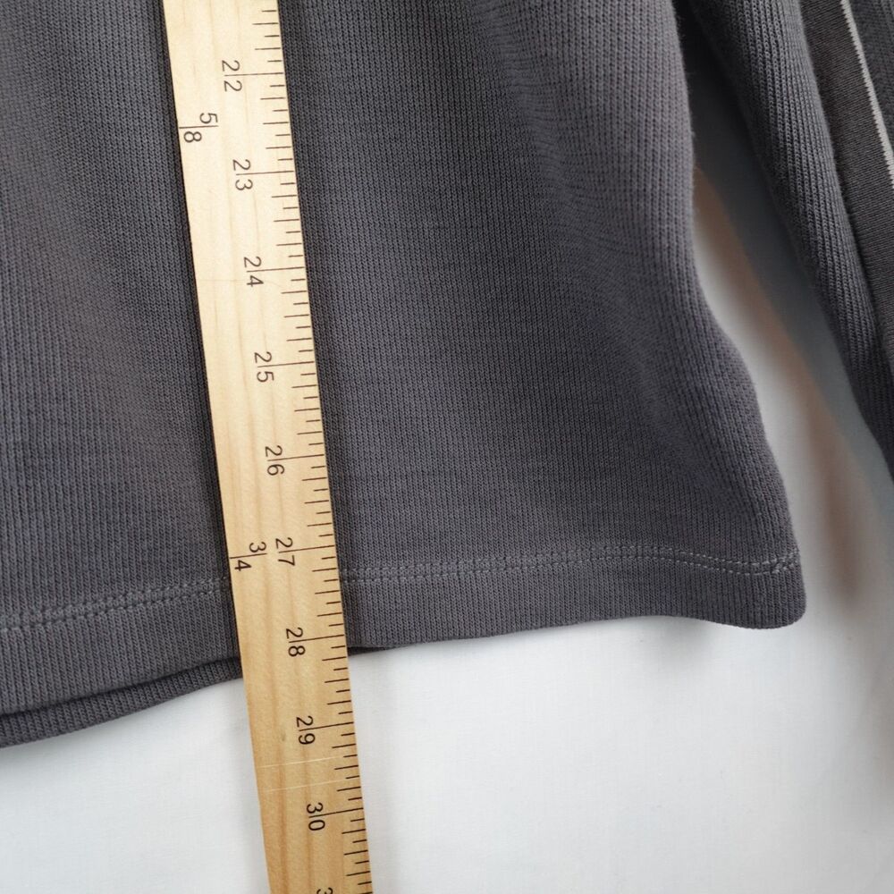 Hathaway Pullover Ribbed Knit Sweater Men's XXL Gray 1/4 Button Up Fall Golf - Picture 5 of 13